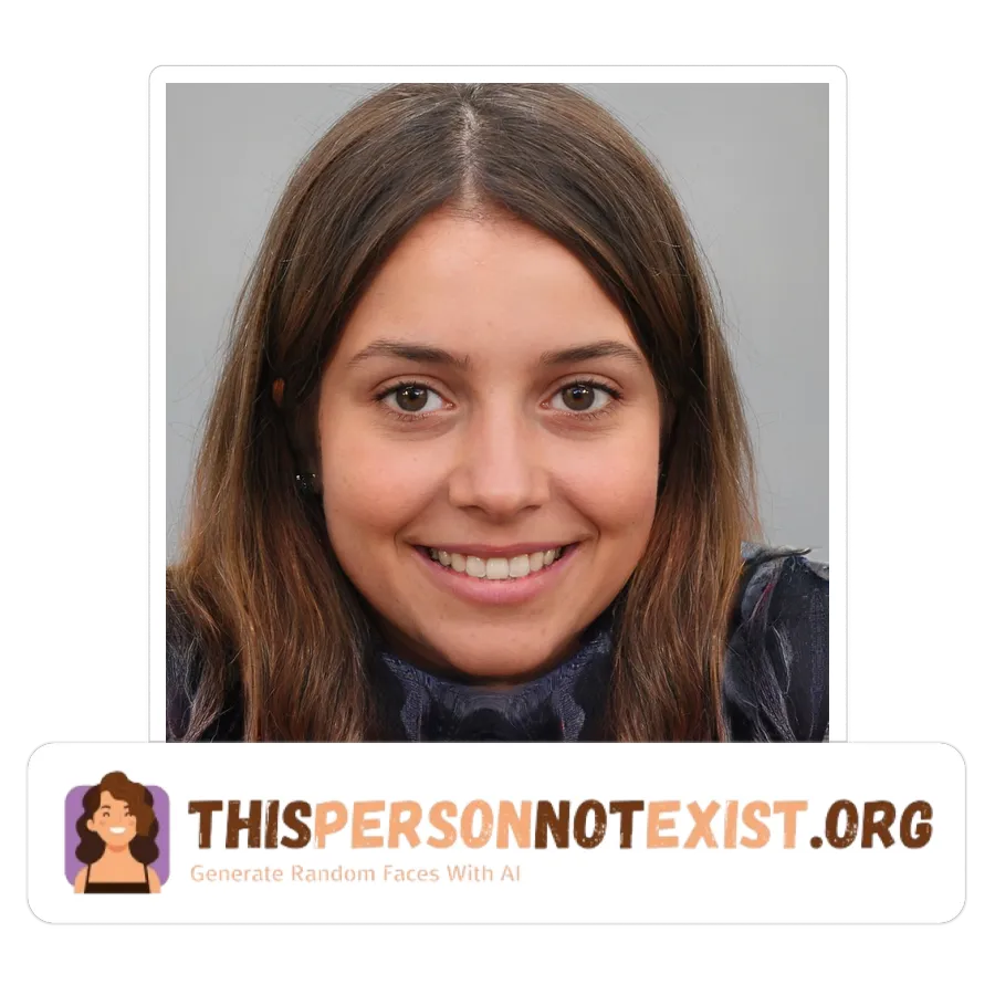 Free AI Face Generator Result from thispersonnotexist.org By Mrs. Michelle Mcclure on 04:55, Wednesday, 27 Nov, 2024