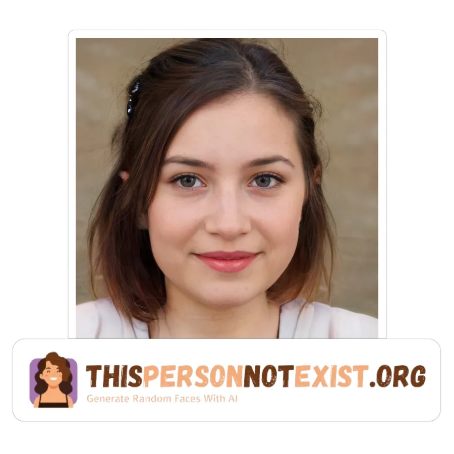 Free AI Face Generator Result from thispersonnotexist.org By Karen Smith on 00:59, Tuesday, 31 Dec, 2024