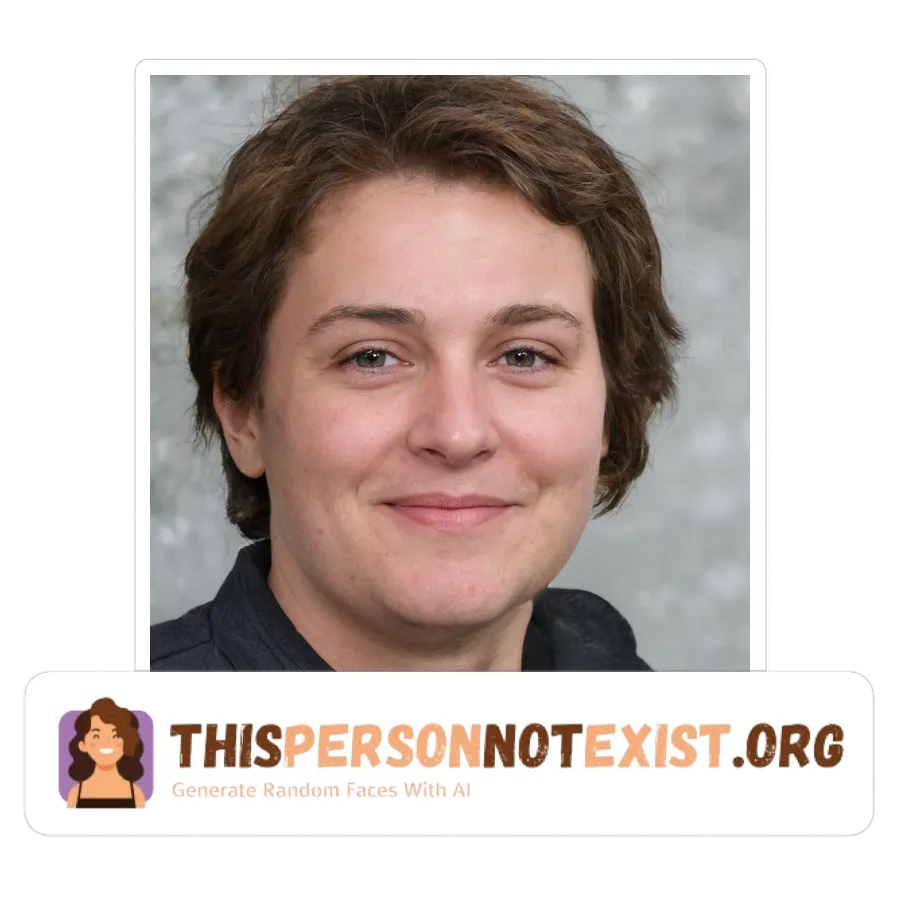 Free AI-Generated Face from thispersonnotexist.org By Kevin Wilcox on 12:38, Friday, 01 Nov, 2024