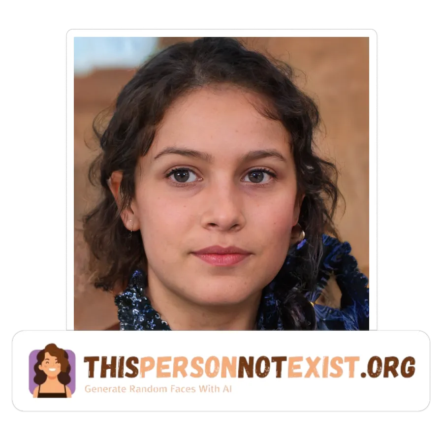 Free AI Face Generator Result from thispersonnotexist.org By Daniel Ray on 18:51, Friday, 13 Sep, 2024