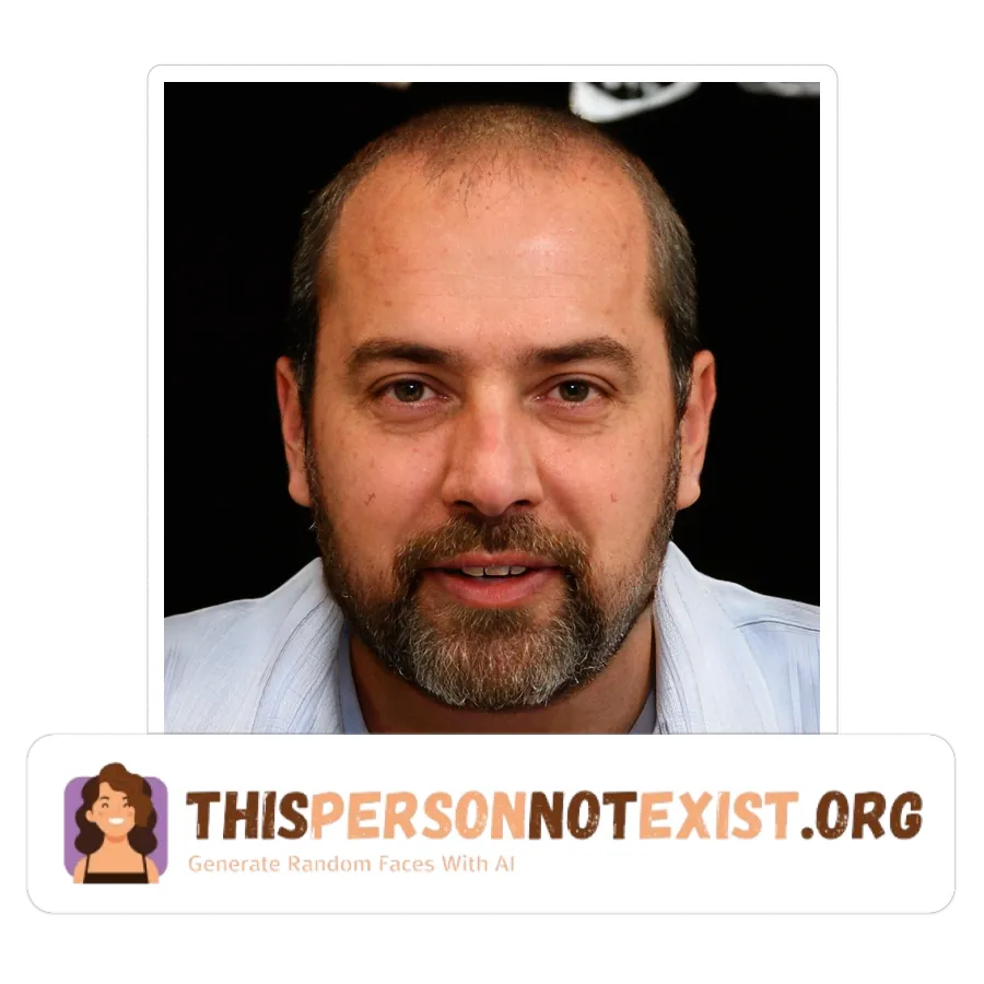 Free AI Face Generator Result from thispersonnotexist.org By Andrea Cabrera on 13:50, Thursday, 15 Aug, 2024