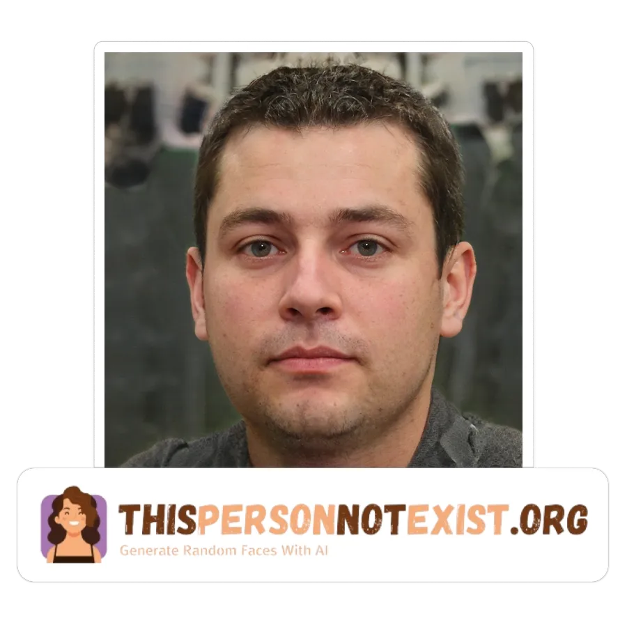 Free AI Face Generator Result from thispersonnotexist.org By Christian Cook on 17:49, Tuesday, 31 Dec, 2024